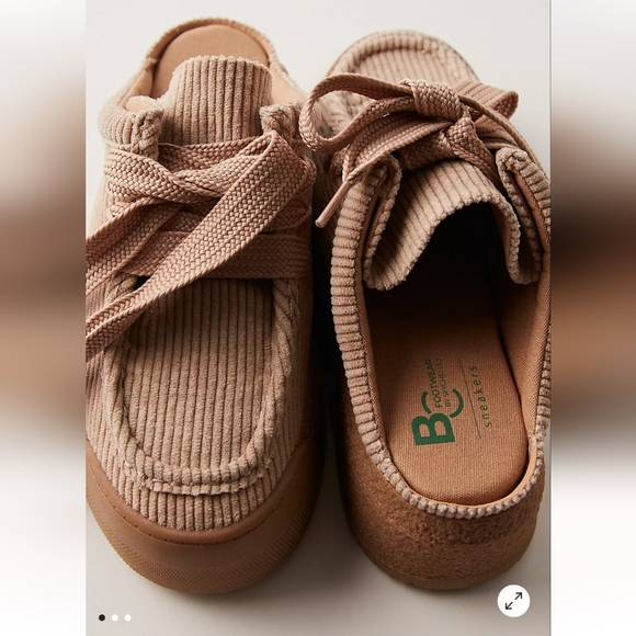 Free People Volo Platform Corduroy Mules Size 7.5 - Picture 1 of 4